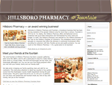 Tablet Screenshot of hillsboropharmacy.net